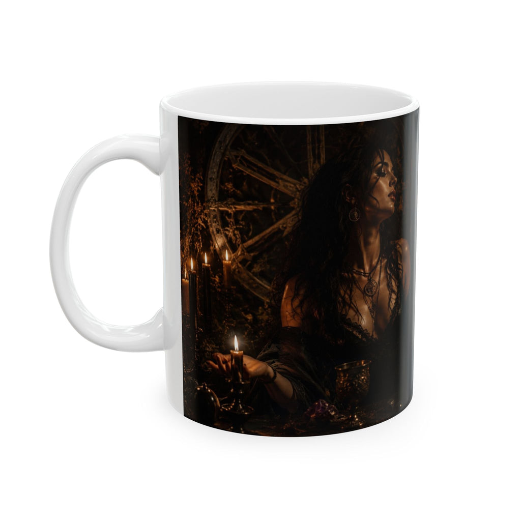 Come Closer Ceramic Mug – Dark Fantasy Witch Coffee Cup | At the Zenith Album
