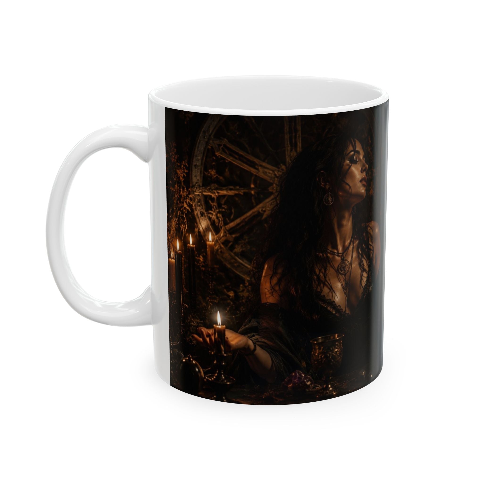 Come Closer Ceramic Mug – Dark Fantasy Witch Coffee Cup | At the Zenith Album