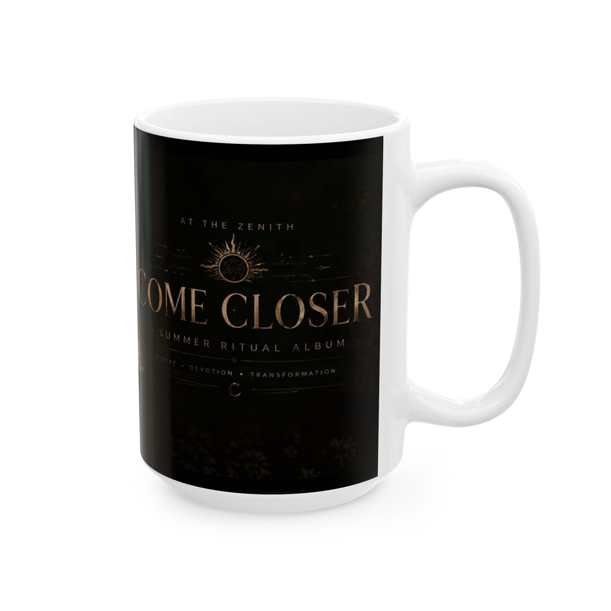 Come Closer Ceramic Mug – Dark Fantasy Witch Coffee Cup | At the Zenith Album