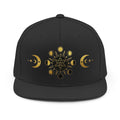 Gold Moon Phases Snapback Sen-Taur Hat