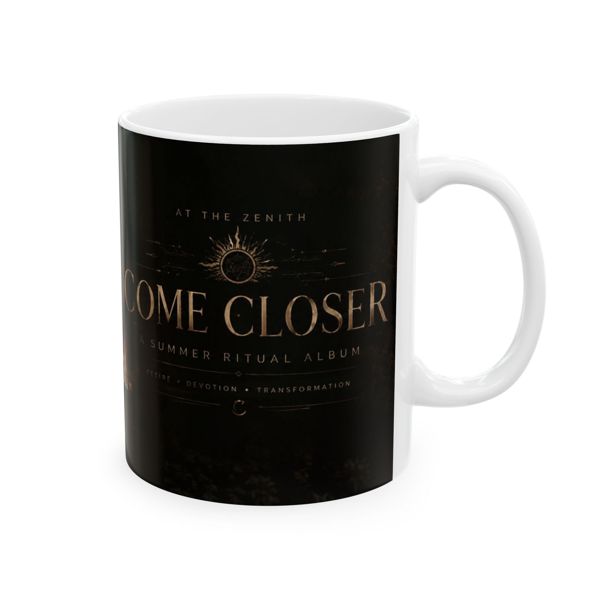 Come Closer Ceramic Mug – Dark Fantasy Witch Coffee Cup | At the Zenith Album