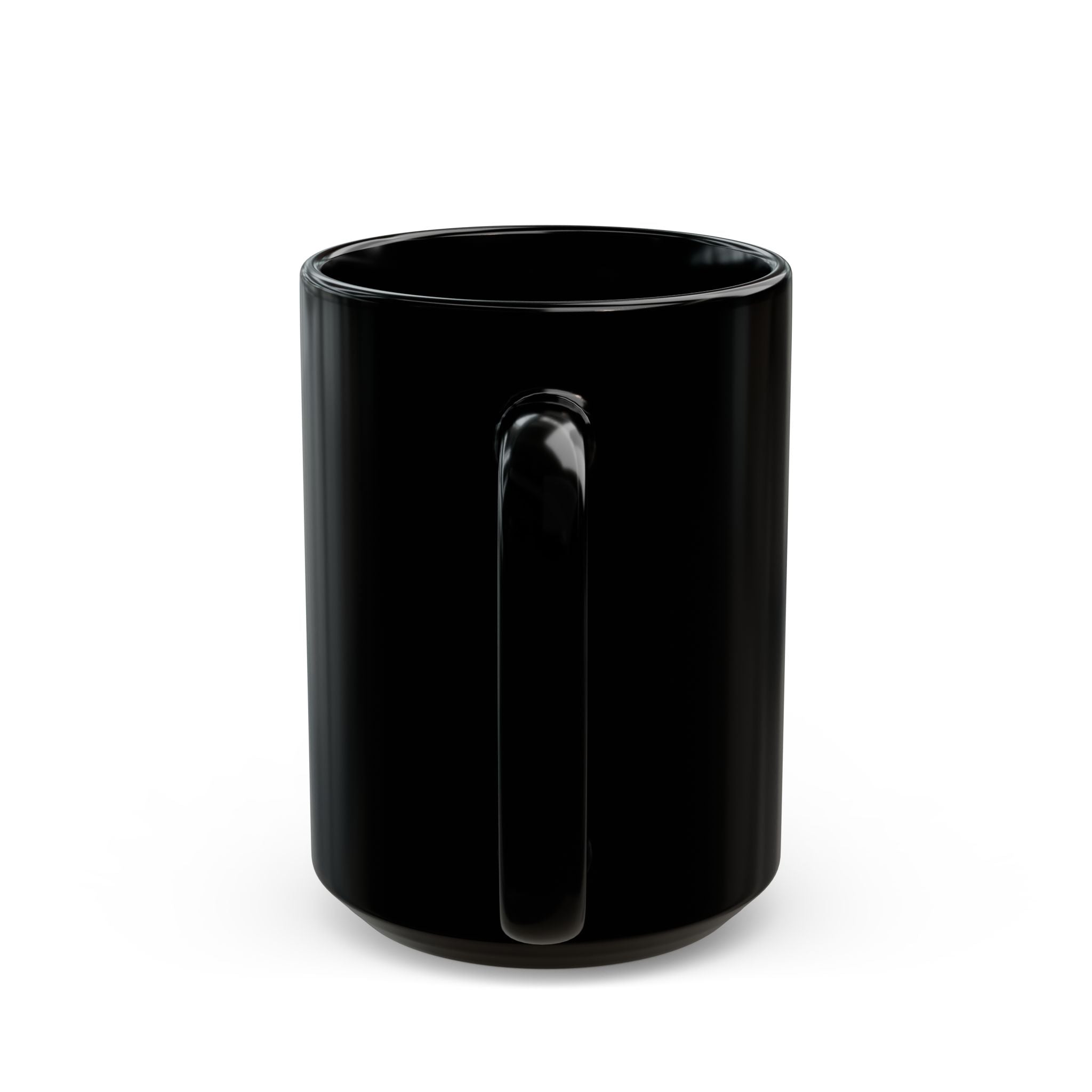 Keeper of the Flame Phoenix mug | Black ceramic coffee mug