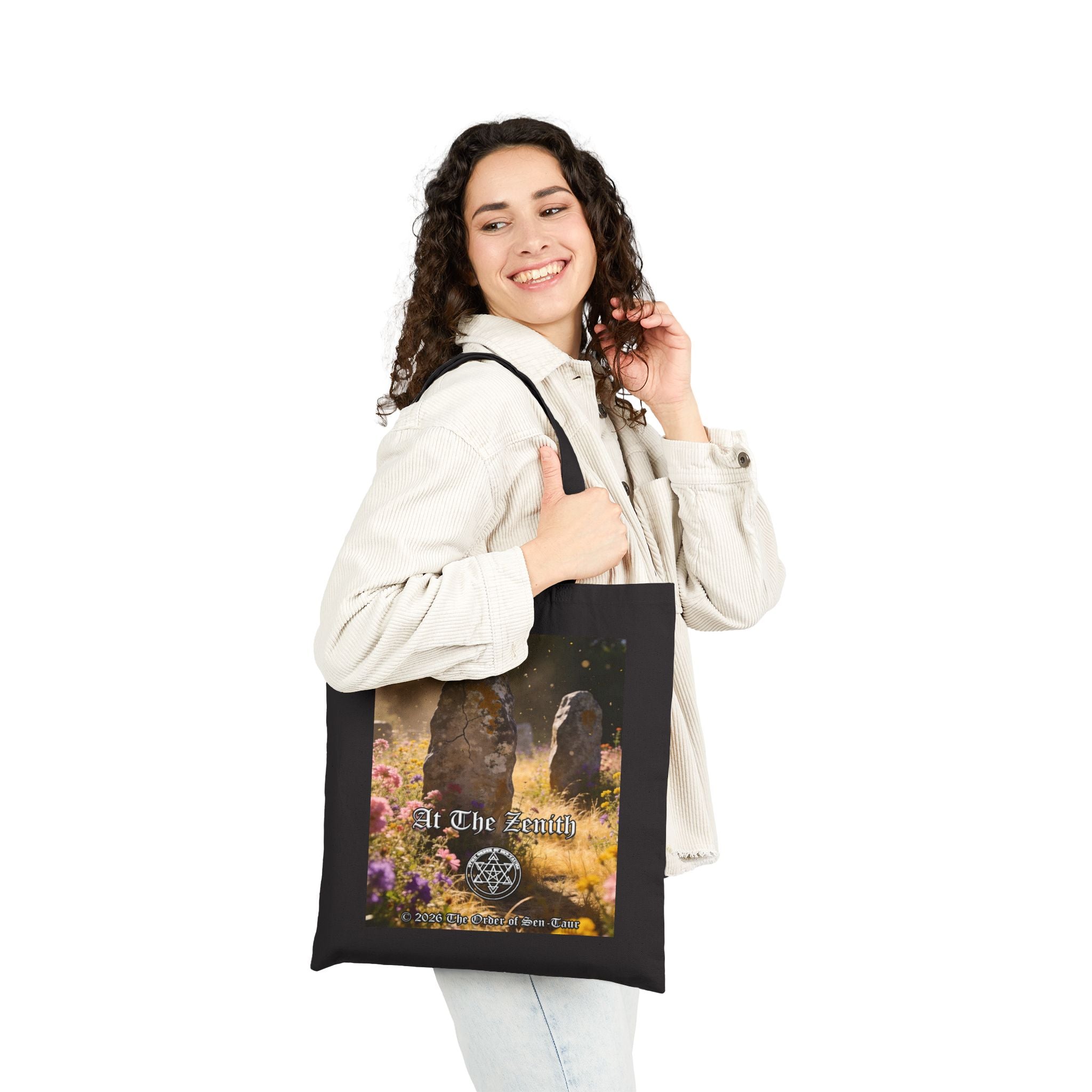 At the Zenith Cotton Canvas Tote Bag