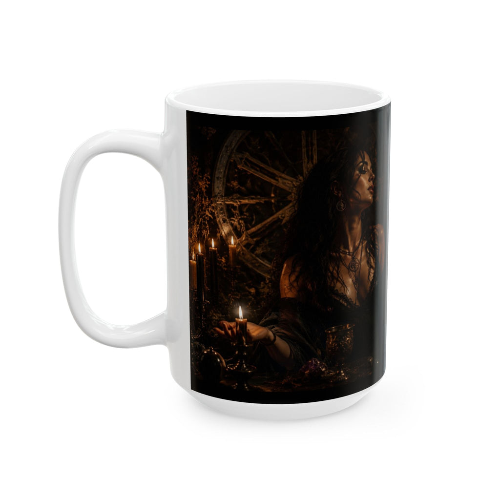 Come Closer Ceramic Mug – Dark Fantasy Witch Coffee Cup | At the Zenith Album