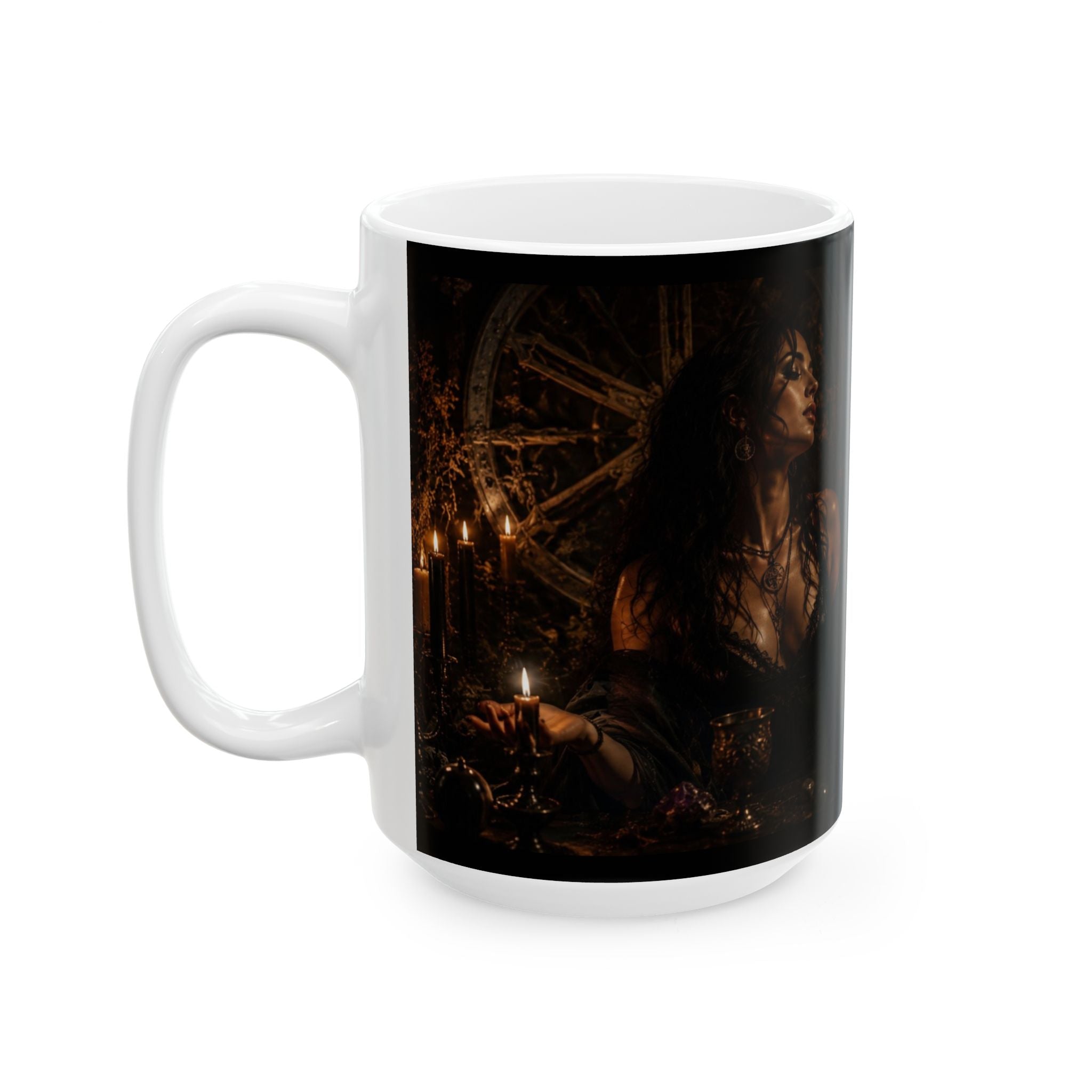 Come Closer Ceramic Mug – Dark Fantasy Witch Coffee Cup | At the Zenith Album