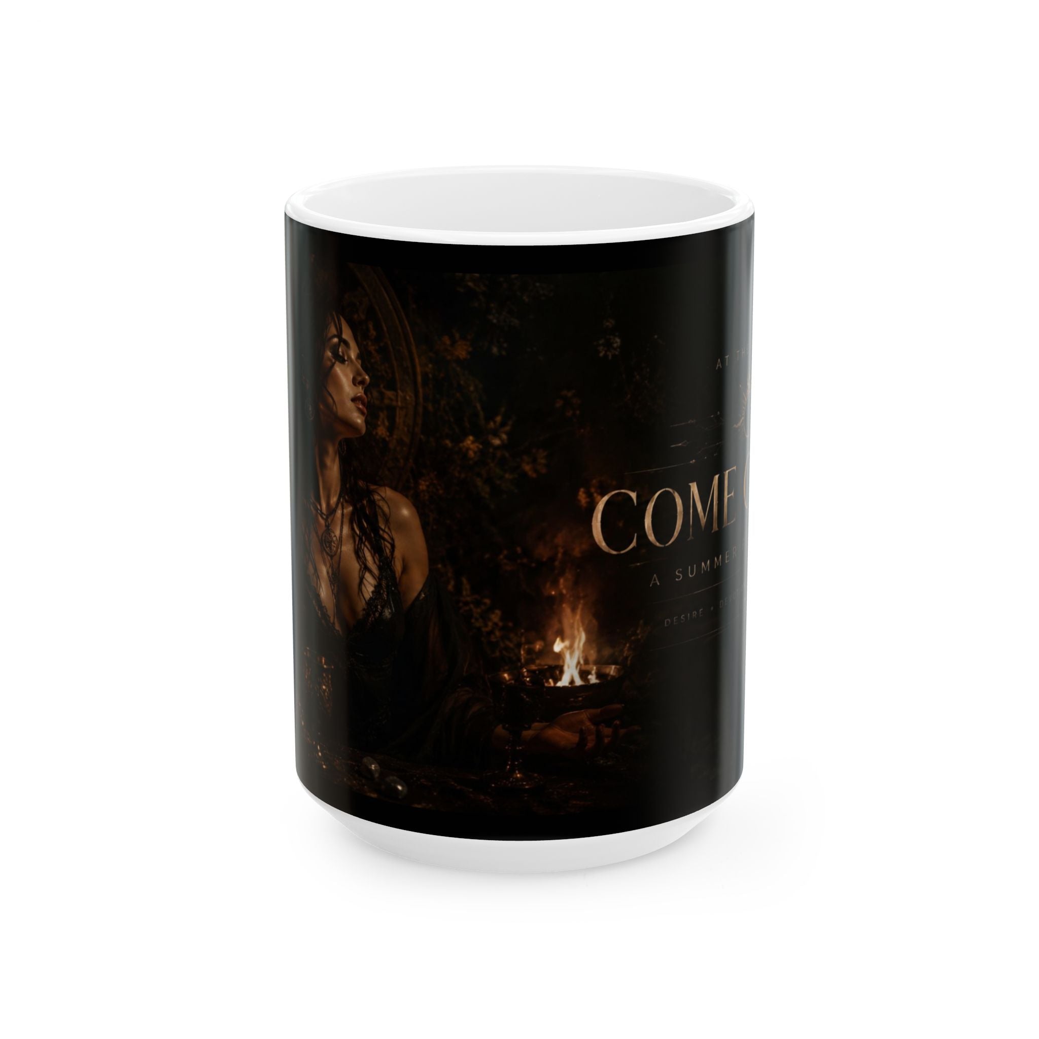 Come Closer Ceramic Mug – Dark Fantasy Witch Coffee Cup | At the Zenith Album