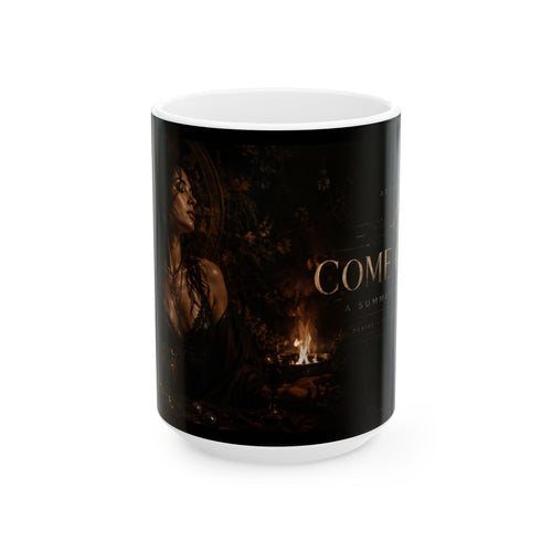 Come Closer Ceramic Mug – Dark Fantasy Witch Coffee Cup | At the Zenith Album