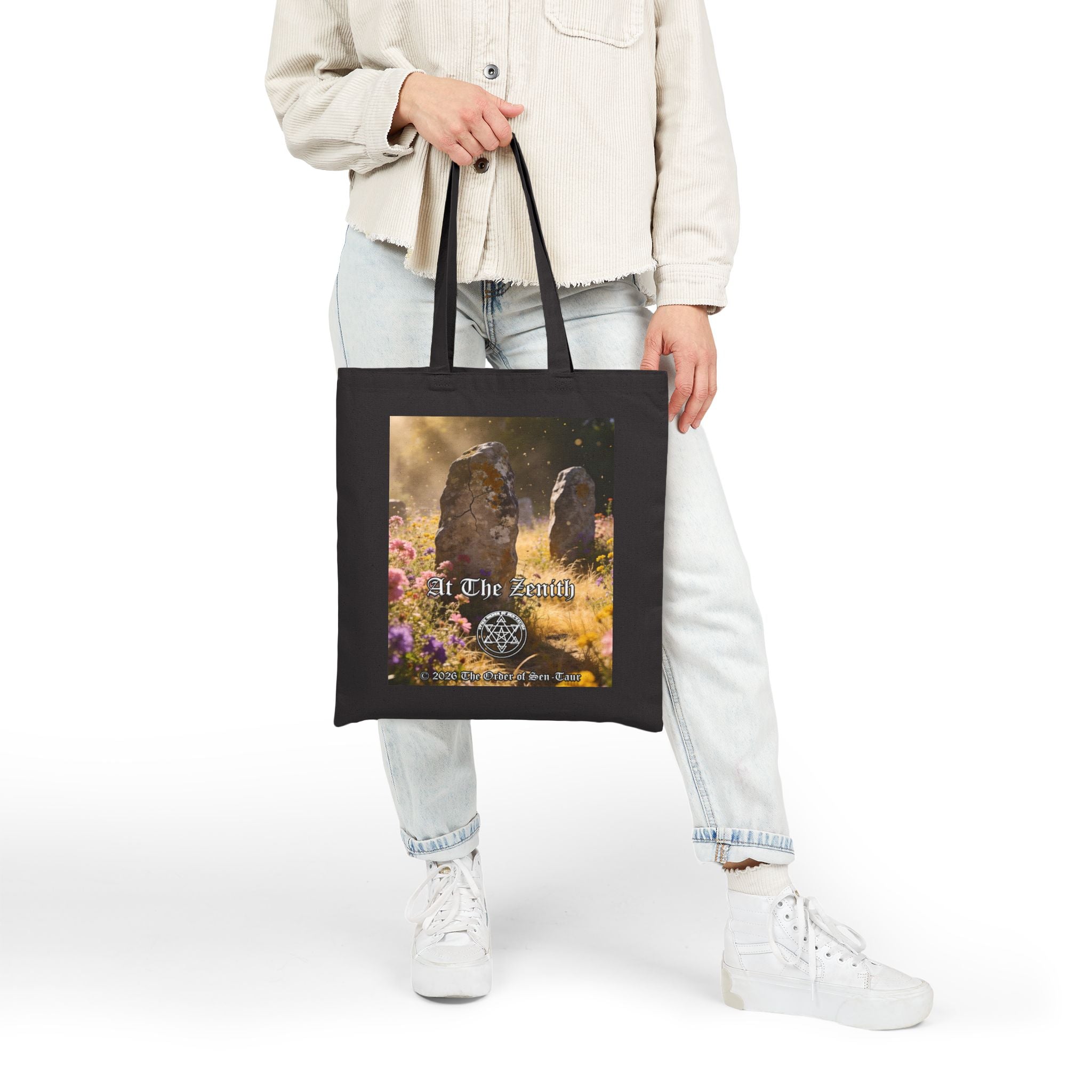 At the Zenith Cotton Canvas Tote Bag