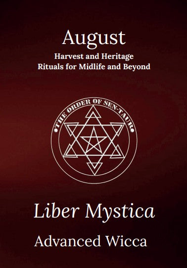 Liber Mystica - Advanced Wicca - August Book & Workbook Set