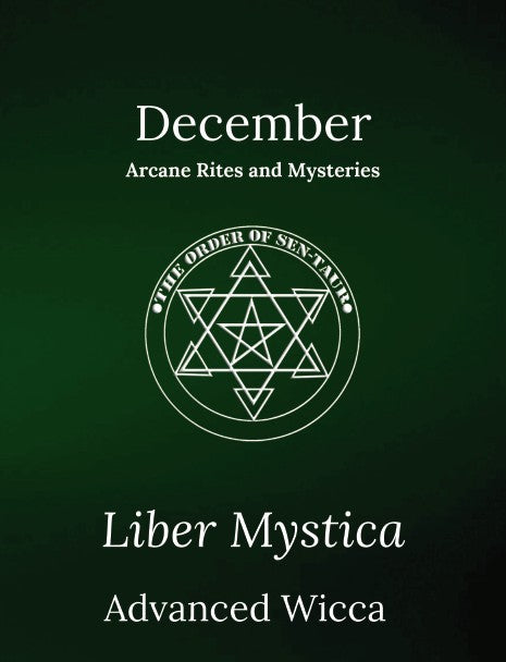 Liber Mystica - Advanced Wicca - December Book & Workbook Set Copy