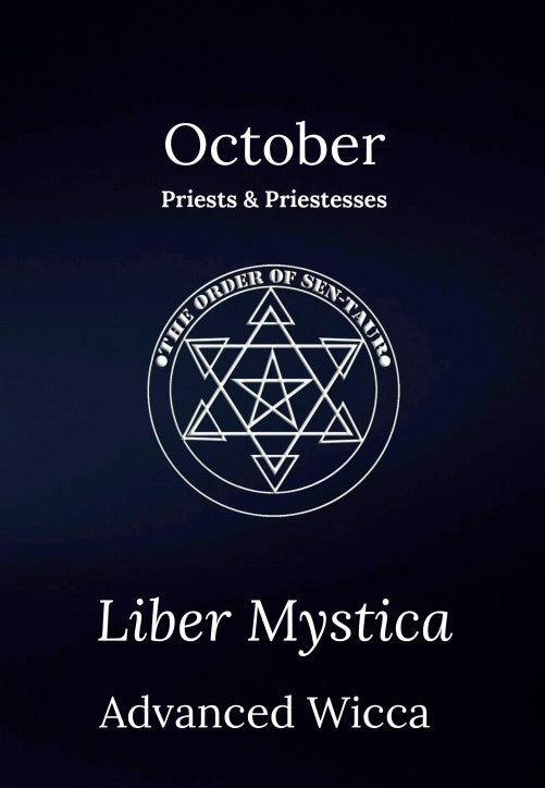 Liber Mystica - Advanced Wicca - October Book & Workbook Set