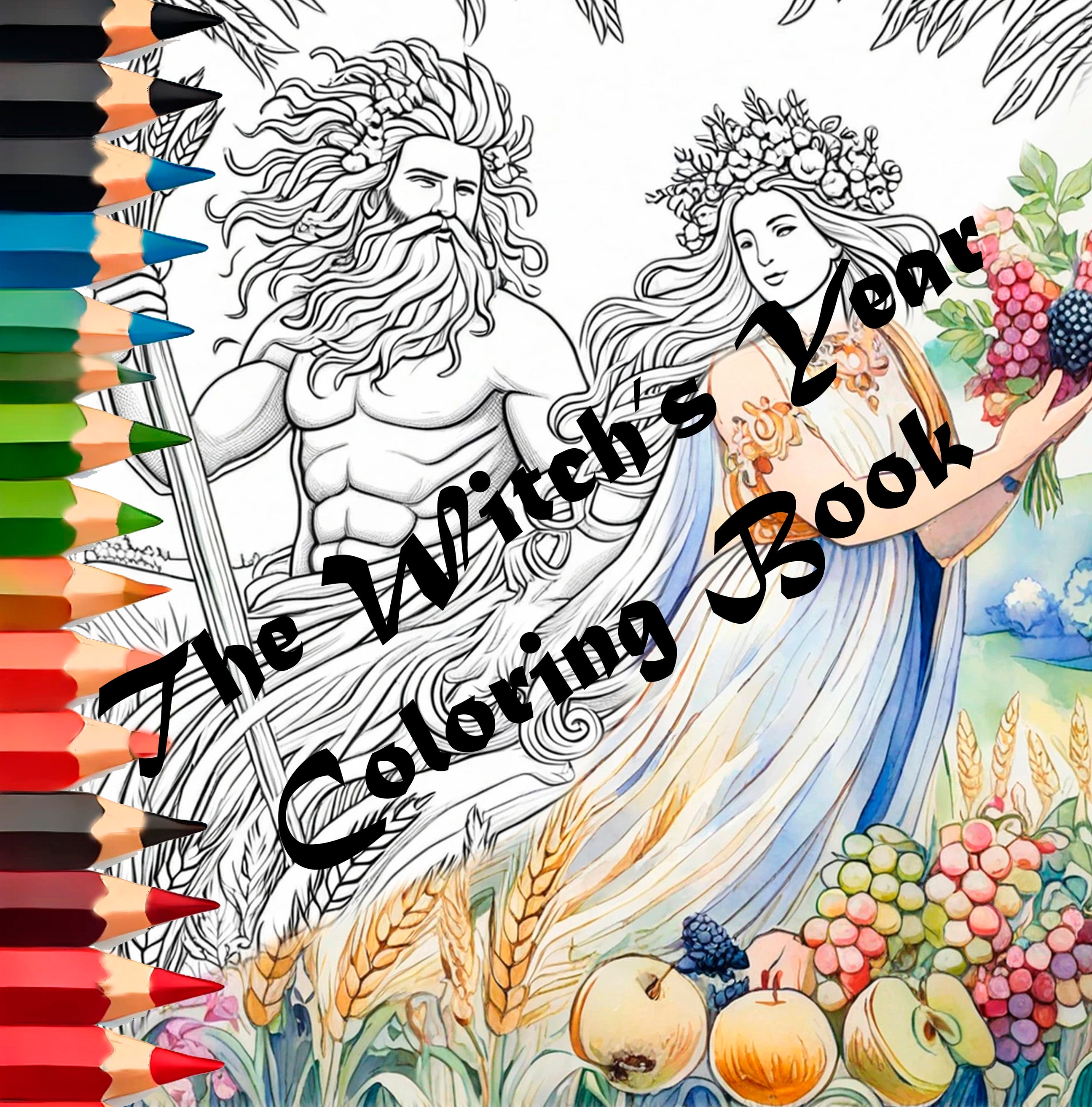 The Witch's Year Coloring Book