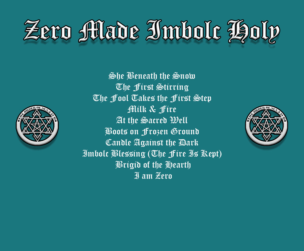 Zero Made Imbolc Holy - Official Soundtrack CD