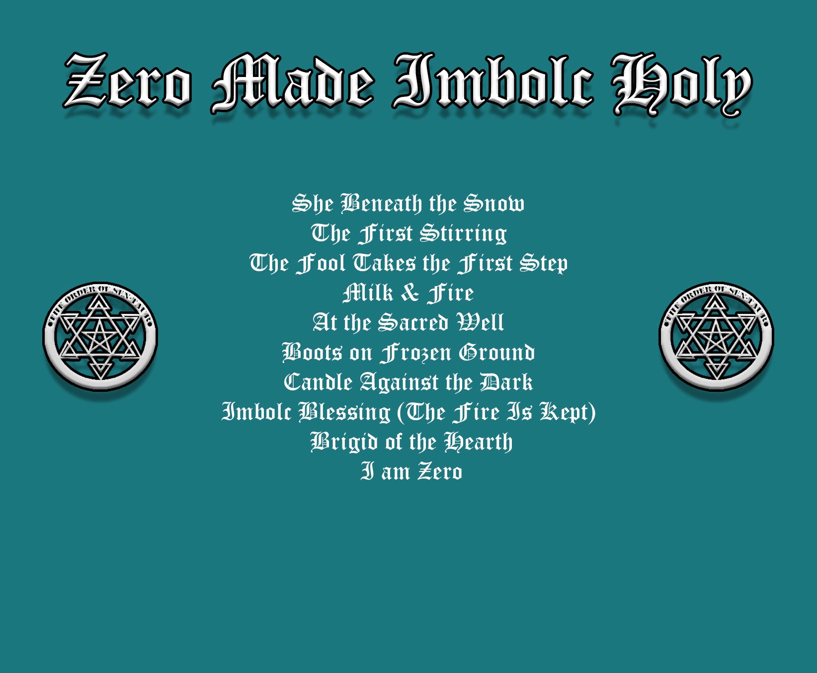 Zero Made Imbolc Holy - Official Soundtrack CD